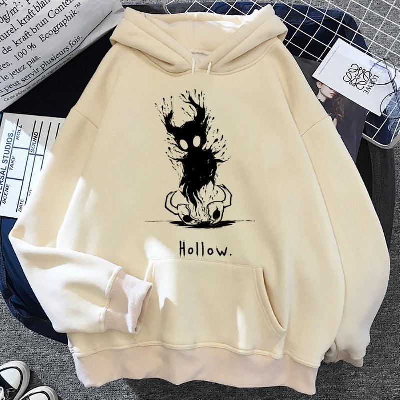 Hollow Knight hoodies men Korea Ulzzang grunge y2k aesthetic male pullover hoddies graphic streetwear - NERD BEM TRAJADO