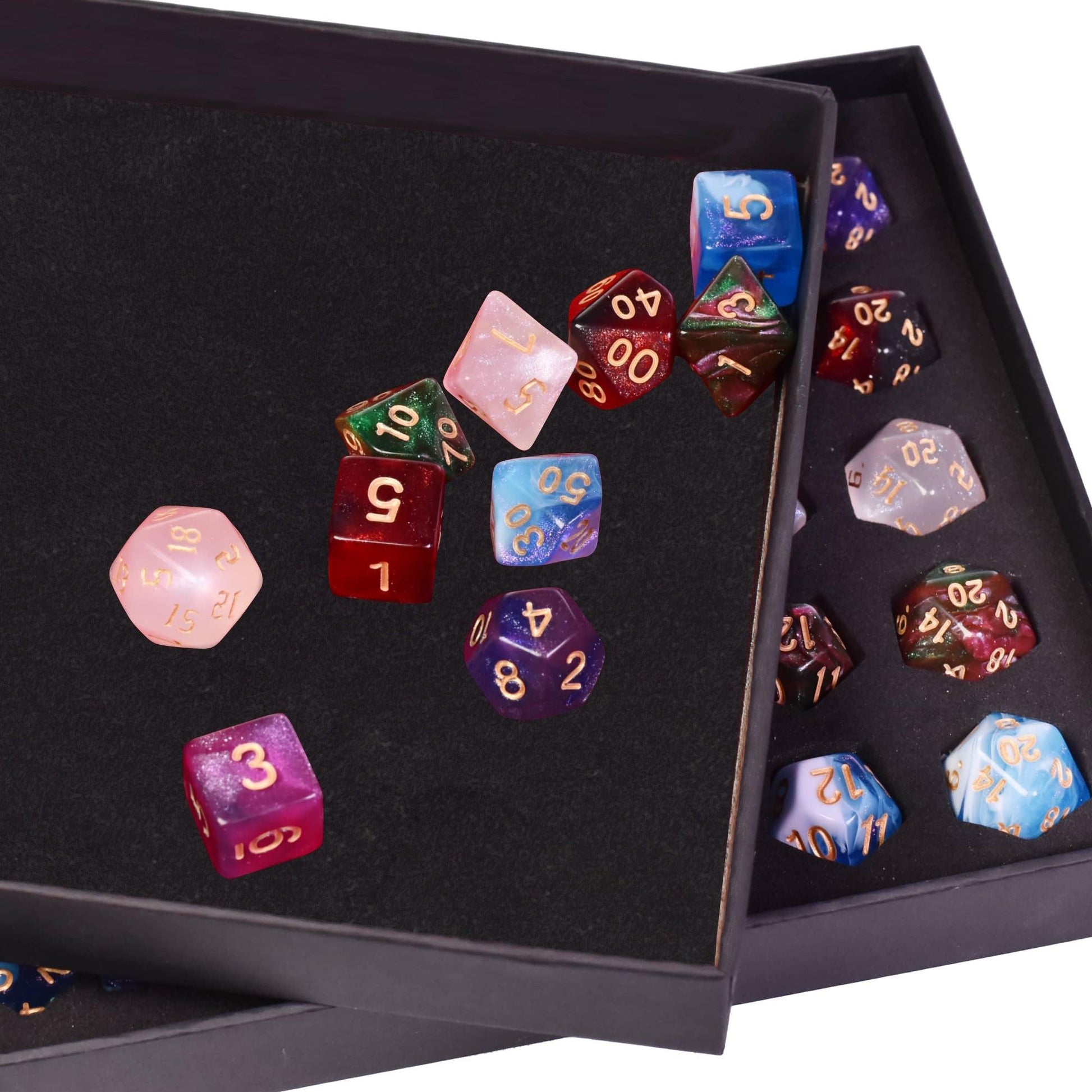 Kit de Dados RPG de Resina - NERD BEM TRAJADO