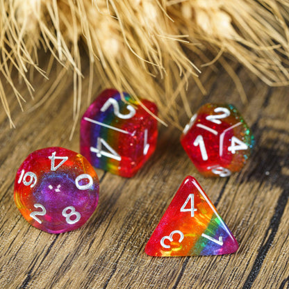 Kit de Dados RPG de Resina - NERD BEM TRAJADO