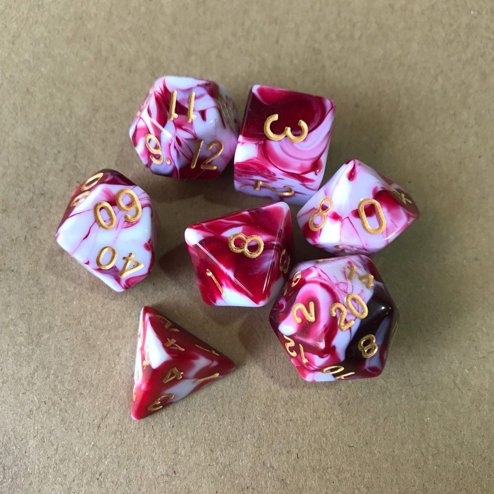 Kit de Dados RPG de Resina - NERD BEM TRAJADO