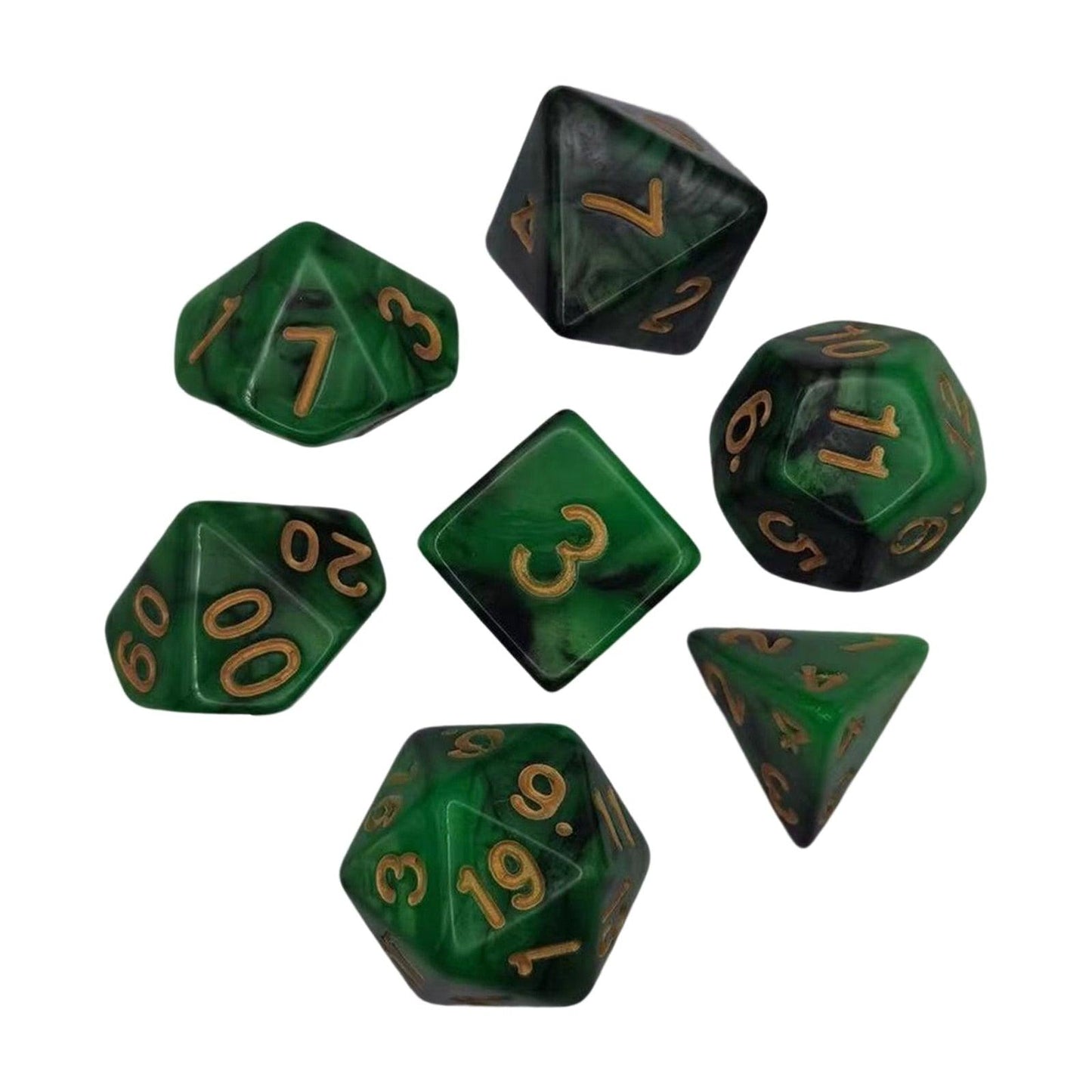 Kit de Dados RPG de Resina - NERD BEM TRAJADO