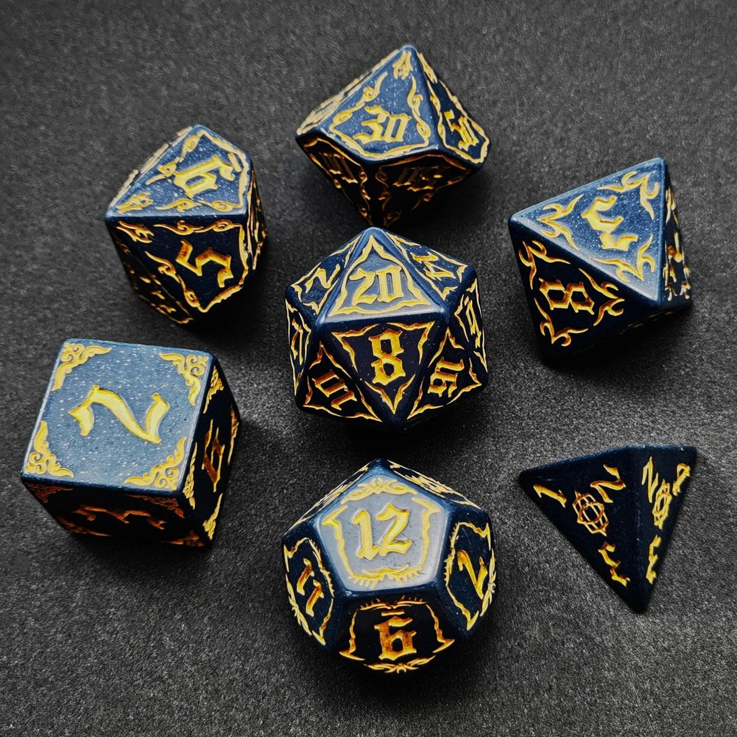 Kit de Dados RPG de Resina