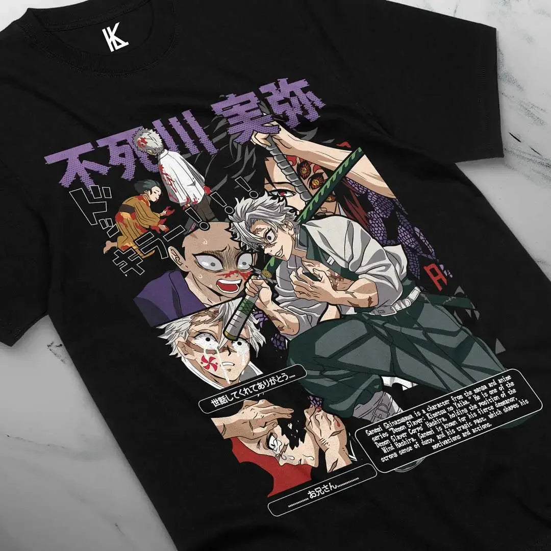 Camiseta Sanemi Shinazugawa - Demon Slayer