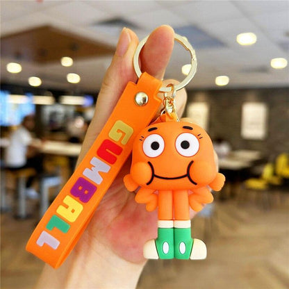 Cute Cat Keychain for Car Keys Anime Accessories Rabbit Key Chain Animal Keychains Women Men Doll Keyring Friends Holiday Gifts - NERD BEM TRAJADO