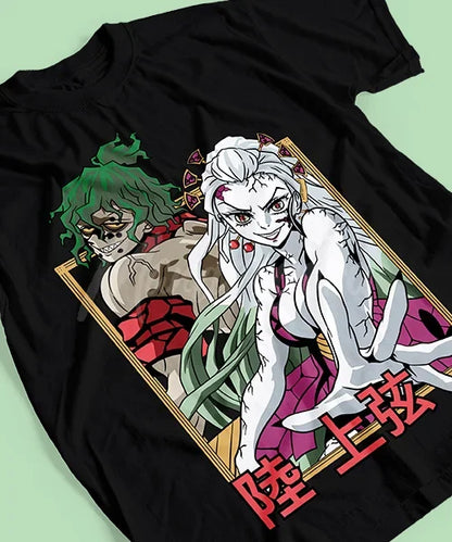 Camiseta Daki e Gyutaro - Demon Slayer