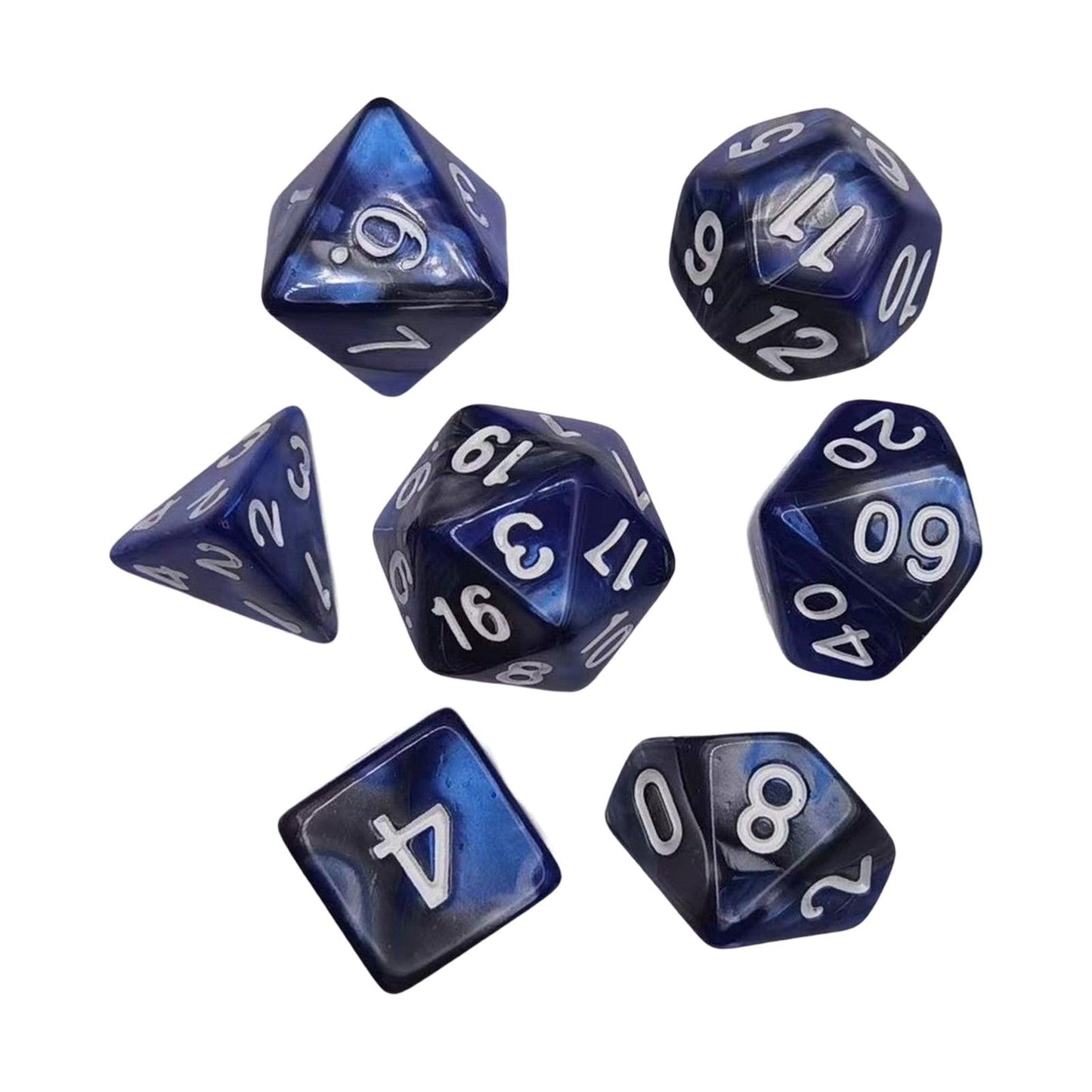 Kit de Dados RPG de Resina - NERD BEM TRAJADO