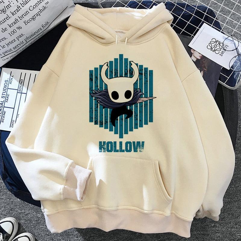 Hollow Knight hoodies men Korea Ulzzang grunge y2k aesthetic male pullover hoddies graphic streetwear - NERD BEM TRAJADO