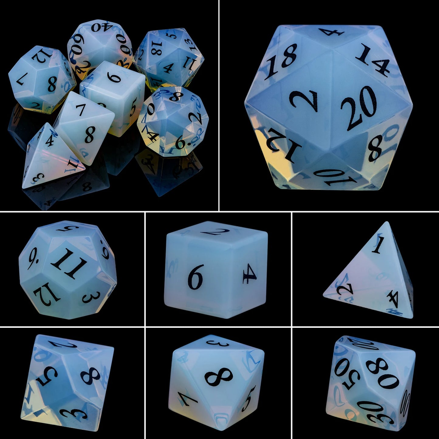 Kit de Dados RPG de Resina