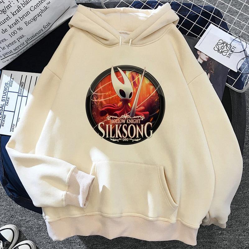 Hollow Knight hoodies men Korea Ulzzang grunge y2k aesthetic male pullover hoddies graphic streetwear - NERD BEM TRAJADO