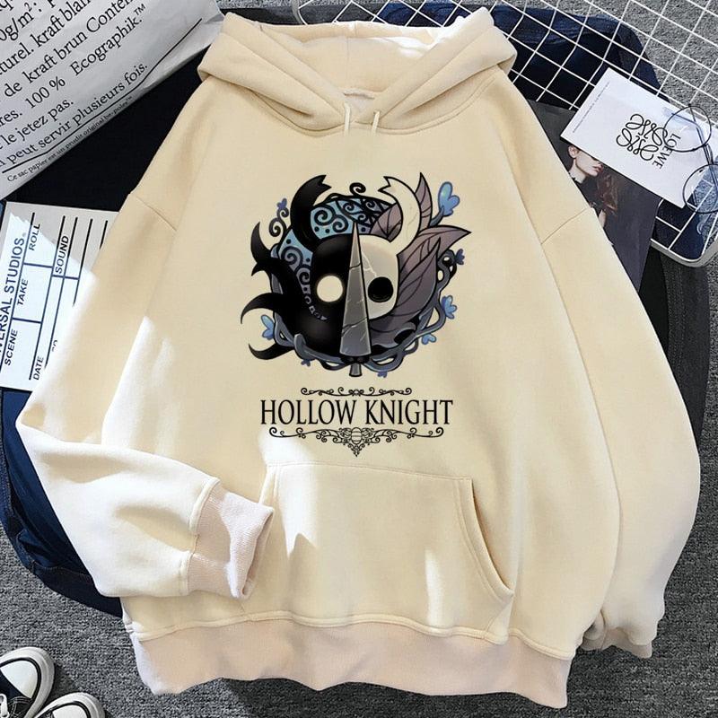 Hollow Knight hoodies men Korea Ulzzang grunge y2k aesthetic male pullover hoddies graphic streetwear - NERD BEM TRAJADO