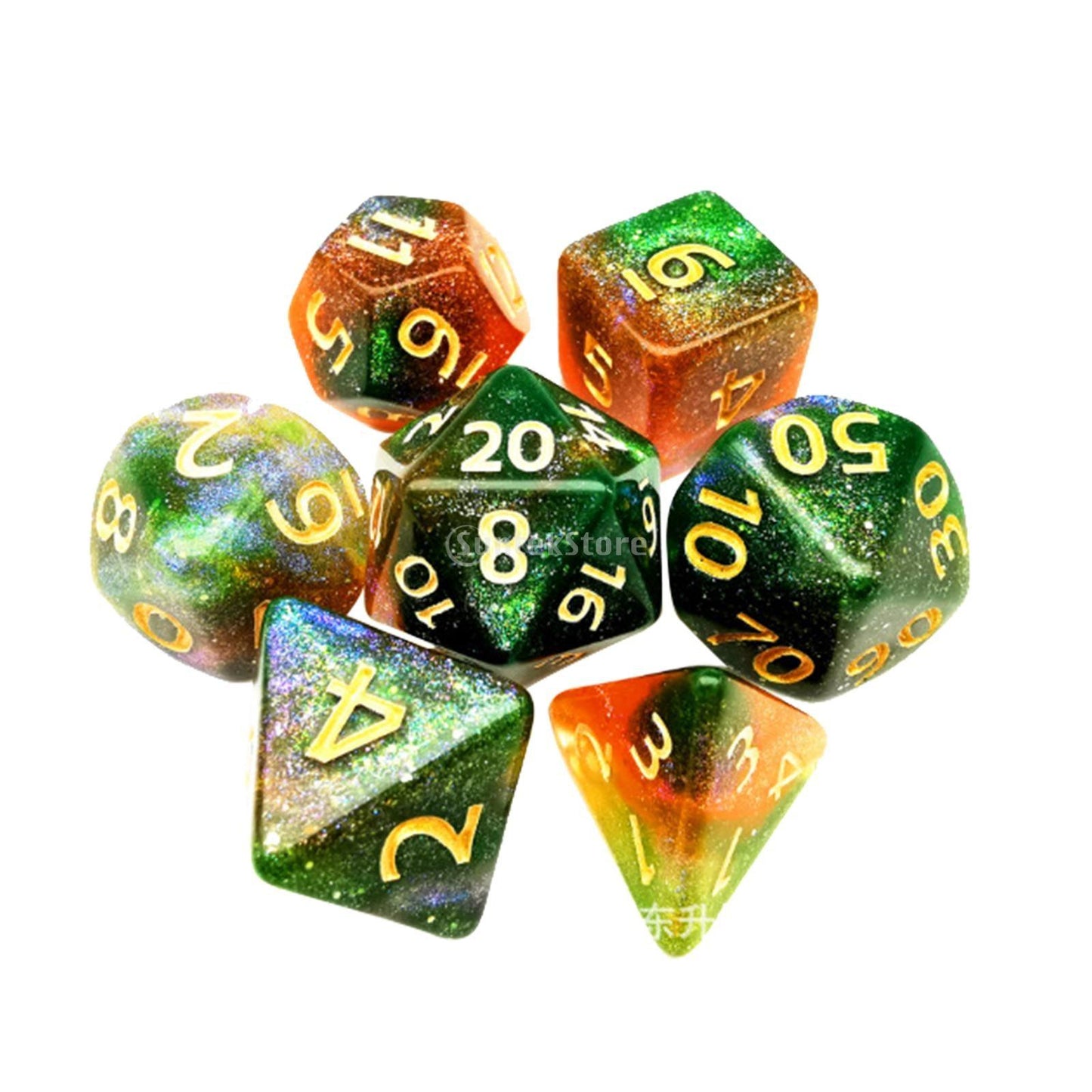 Kit de Dados RPG de Resina - NERD BEM TRAJADO