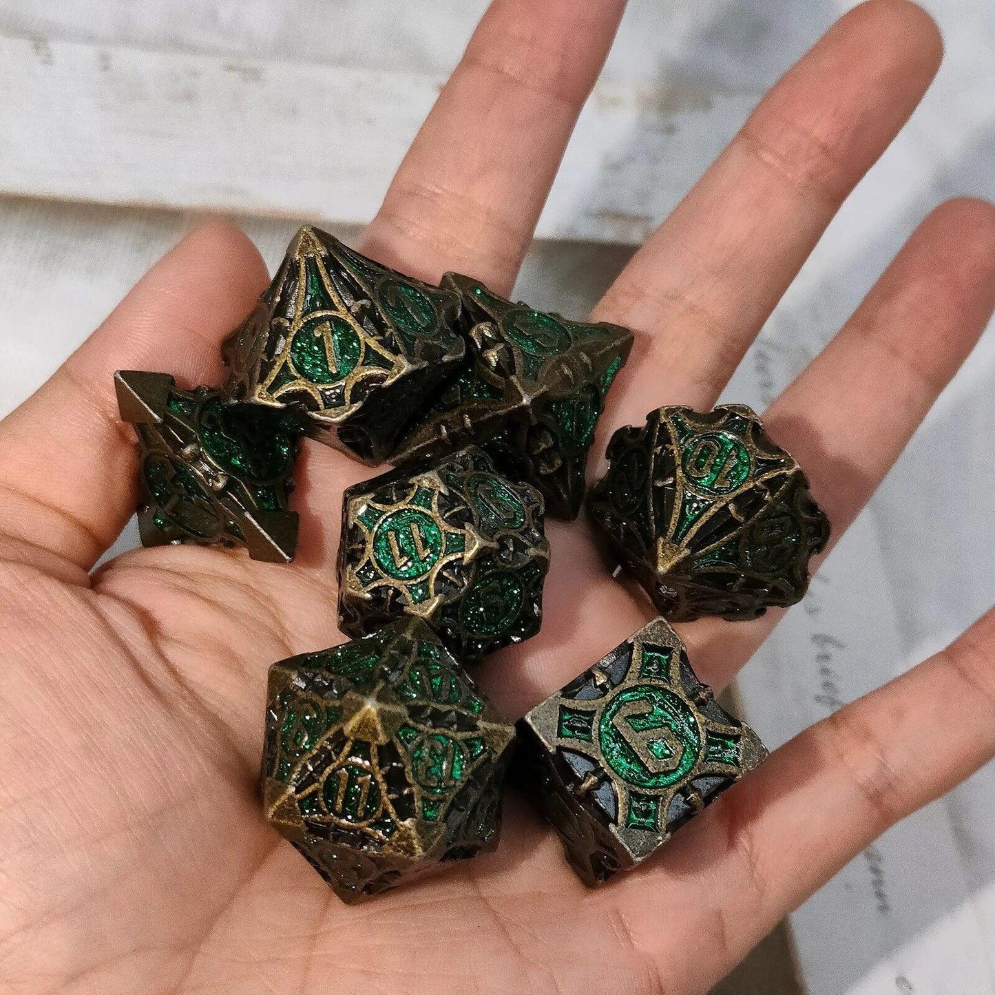 Kit de Dados RPG de Metal