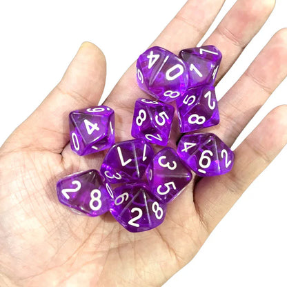 Kit de Dados RPG de Resina