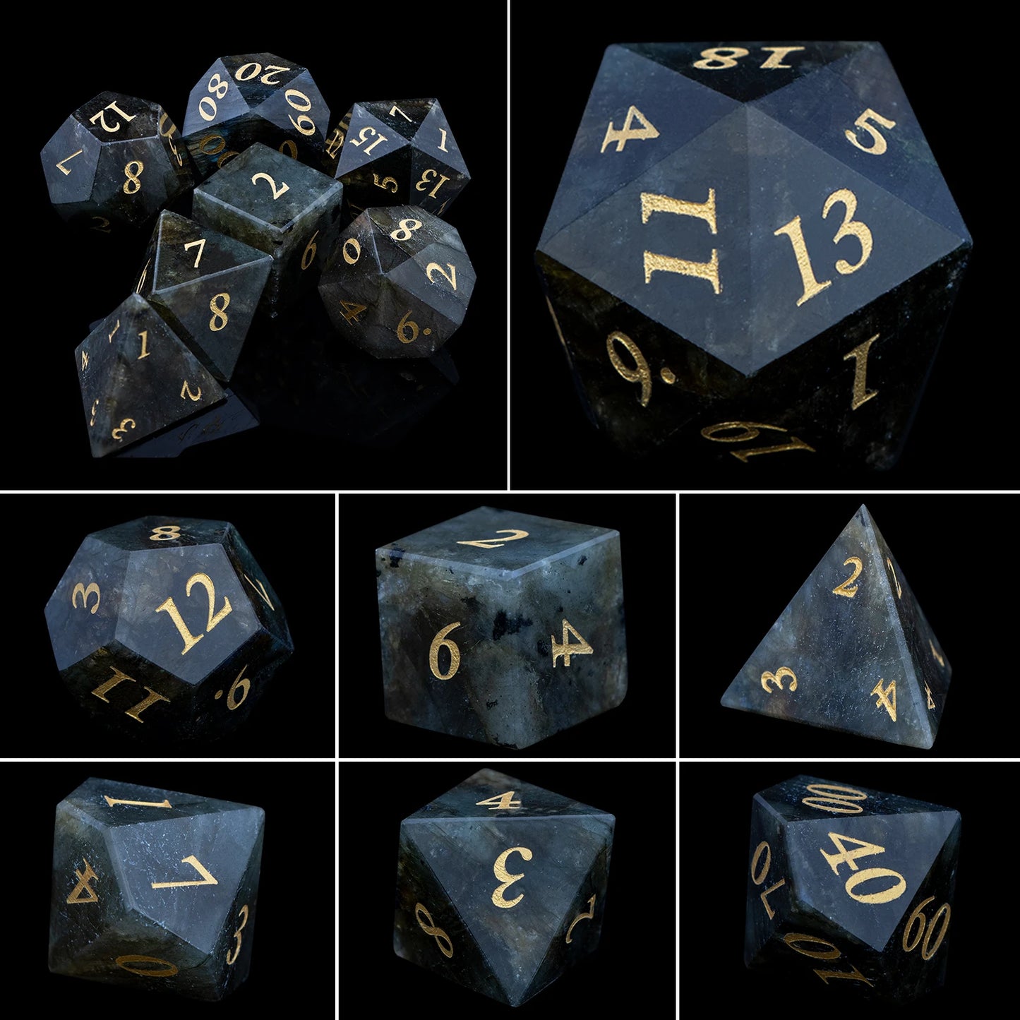 Kit de Dados RPG de Resina