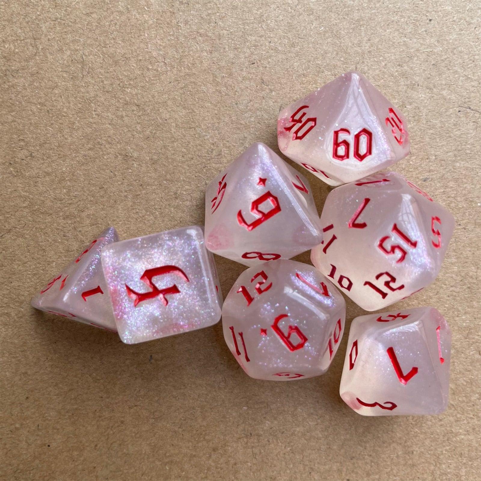 Kit de Dados RPG de Resina - NERD BEM TRAJADO