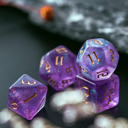 Kit de Dados RPG de Resina - NERD BEM TRAJADO