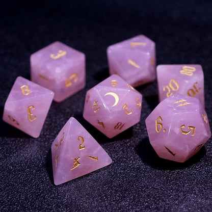 Kit de Dados RPG de Resina Premium - NERD BEM TRAJADO