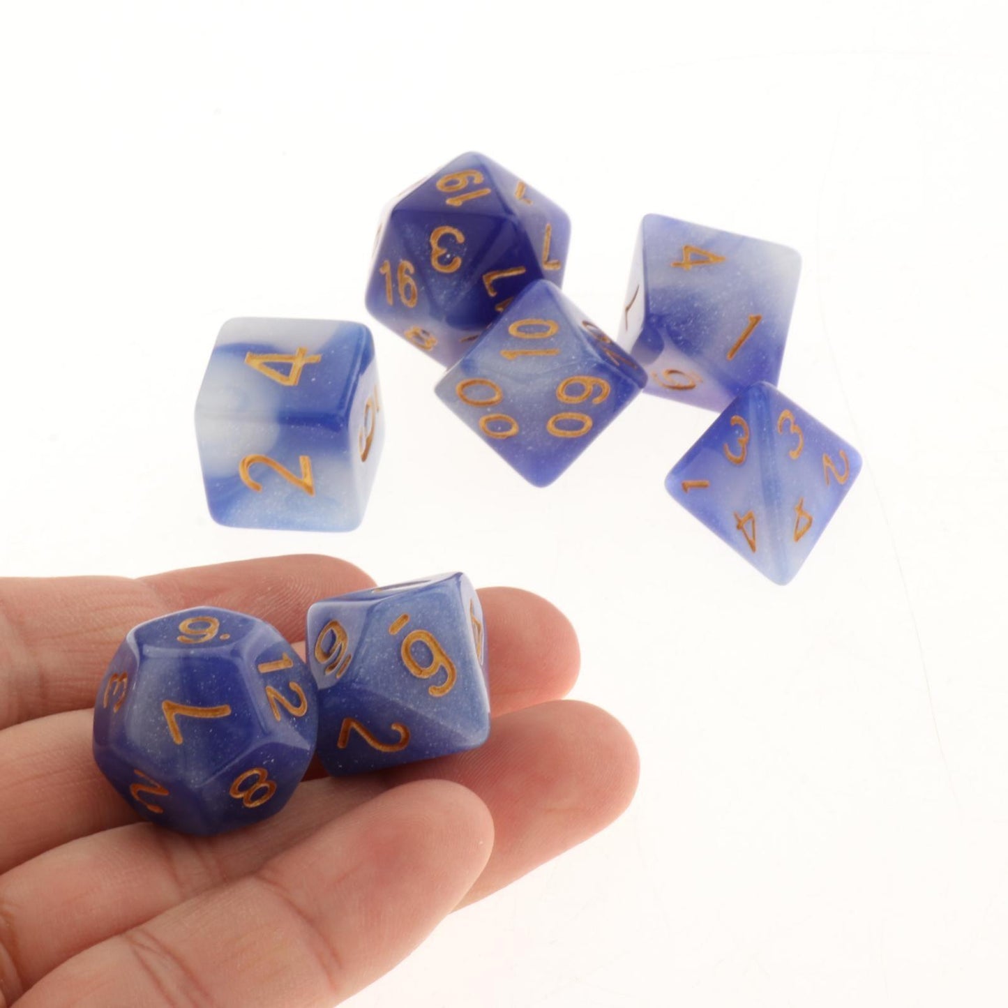 Kit de Dados RPG de Resina - Tema Colors - NERD BEM TRAJADO