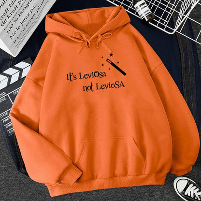 Women Hipster Streetwear Sweatshirts 2022 It&#39;s Leviosa Magic Fleece Casual Hoodies Female Autumn Harajuku Tracksuit Brand Hooded - NERD BEM TRAJADO