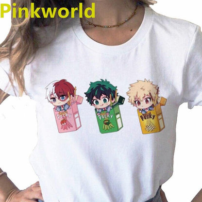 Camiseta Feminina Boku no Hero - NERD BEM TRAJADO