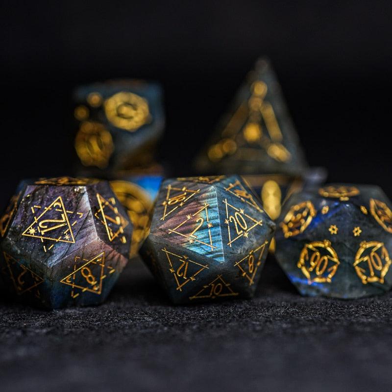 Kit de Dados RPG de Resina Premium - NERD BEM TRAJADO