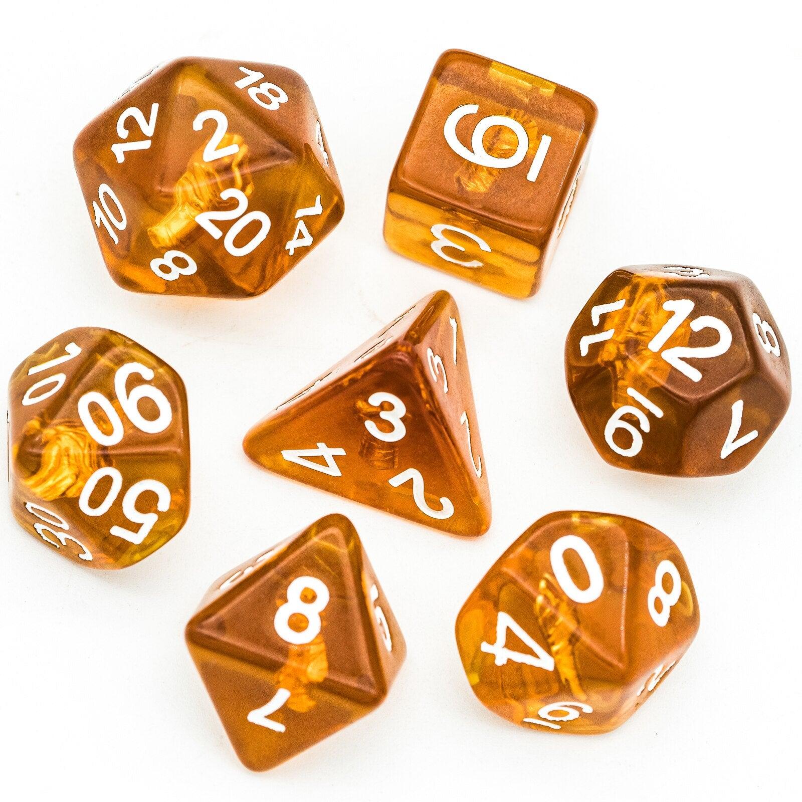 Kit de Dados RPG de Resina - NERD BEM TRAJADO