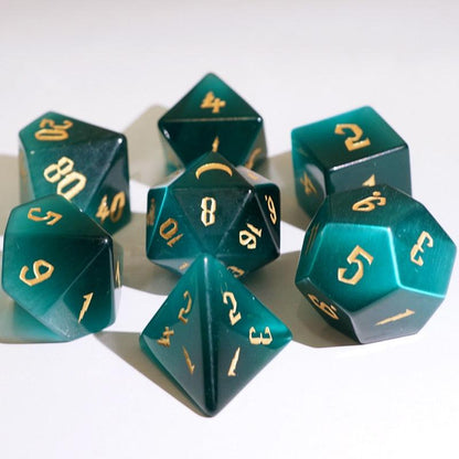 Kit de Dados RPG de Resina Premium - NERD BEM TRAJADO