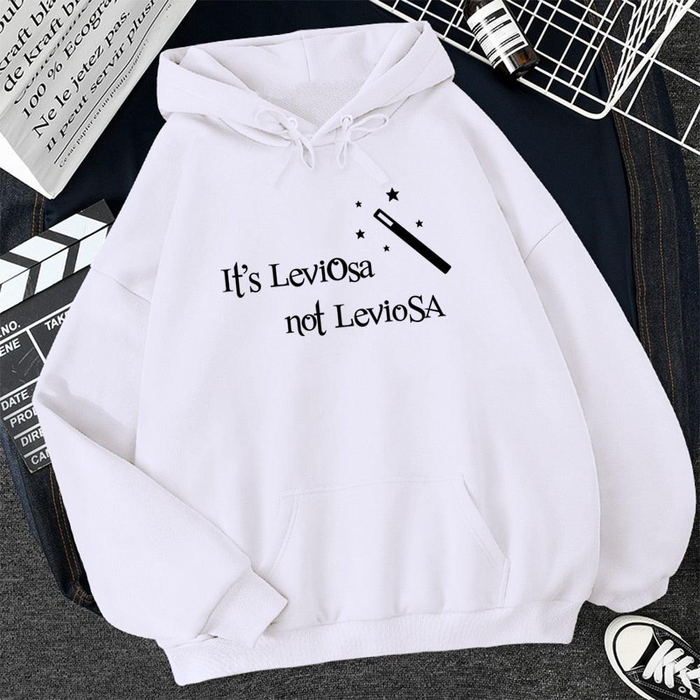 Women Hipster Streetwear Sweatshirts 2022 It&#39;s Leviosa Magic Fleece Casual Hoodies Female Autumn Harajuku Tracksuit Brand Hooded - NERD BEM TRAJADO