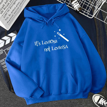 Women Hipster Streetwear Sweatshirts 2022 It&#39;s Leviosa Magic Fleece Casual Hoodies Female Autumn Harajuku Tracksuit Brand Hooded - NERD BEM TRAJADO