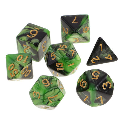 Kit de Dados RPG de Resina - Tema Colors - NERD BEM TRAJADO