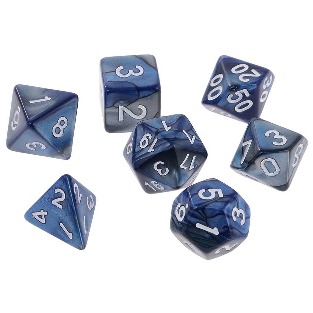 Kit de Dados RPG de Resina - Modelo 03 - NERD BEM TRAJADO