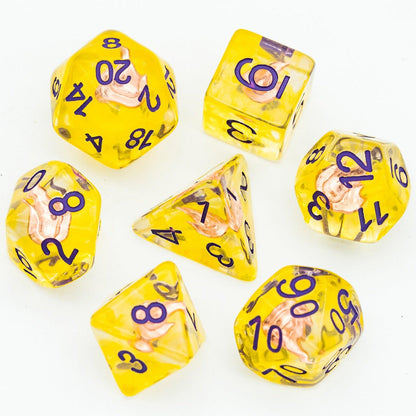 Kit de Dados RPG de Resina - NERD BEM TRAJADO