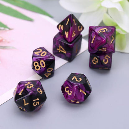 Kit de Dados RPG de Resina - NERD BEM TRAJADO