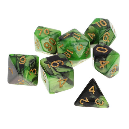 Kit de Dados RPG de Resina - Tema Colors - NERD BEM TRAJADO