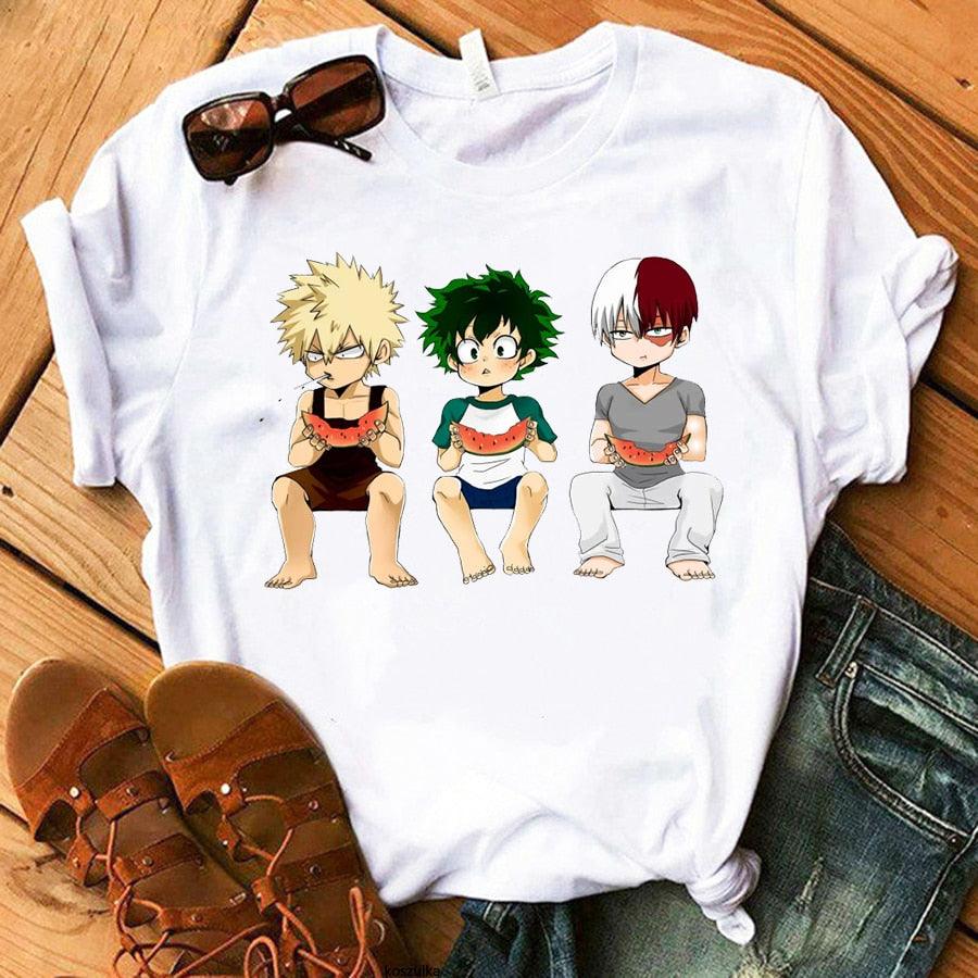 Camiseta Feminina Boku no Hero - NERD BEM TRAJADO