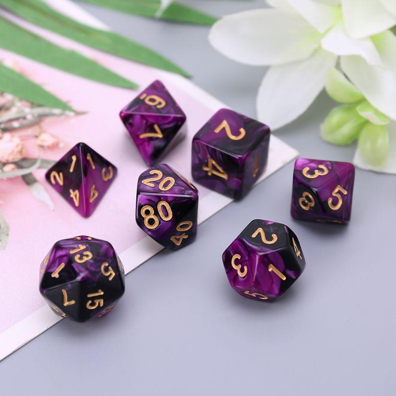 Kit de Dados RPG de Resina - NERD BEM TRAJADO