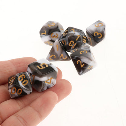 Kit de Dados RPG de Resina - Tema Infinity - NERD BEM TRAJADO