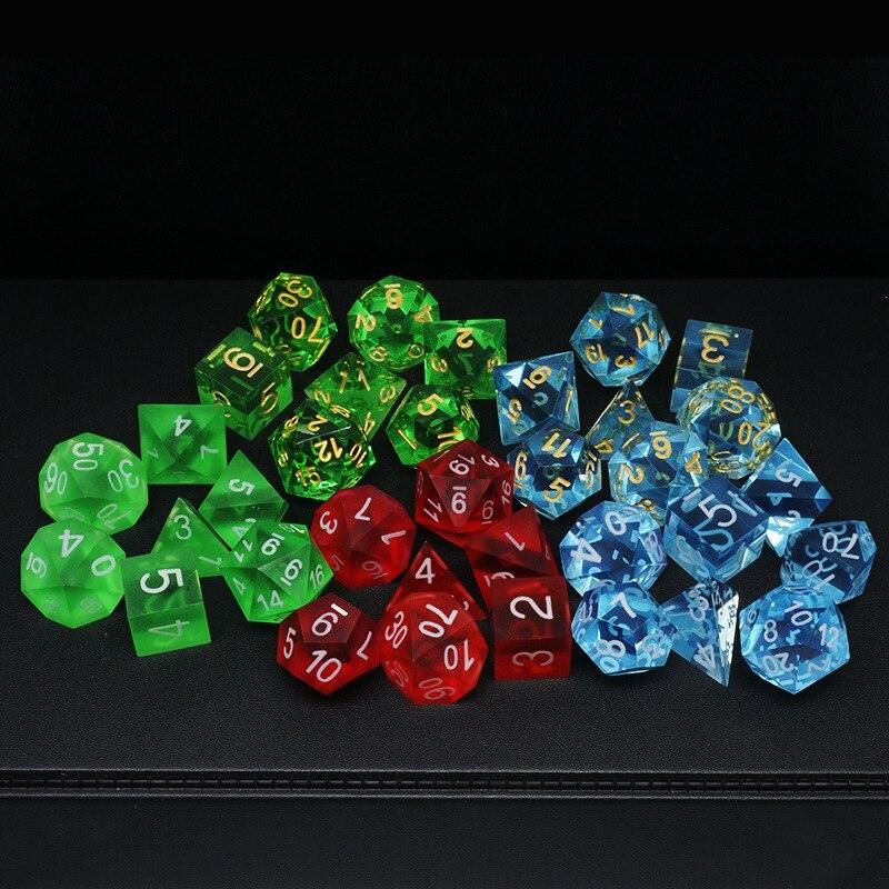 Kit de Dados RPG de Resina - NERD BEM TRAJADO