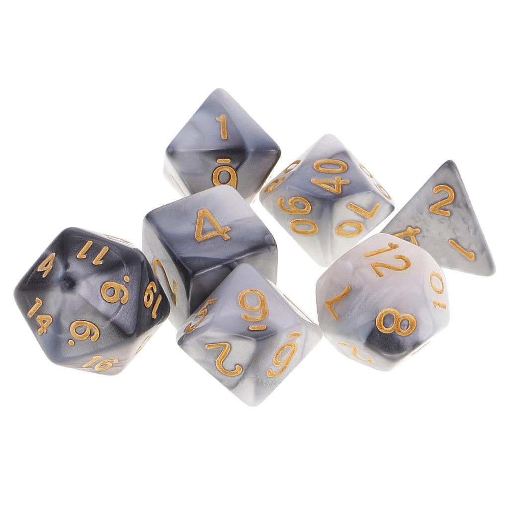 Kit de Dados RPG de Resina - Tema Infinity - NERD BEM TRAJADO