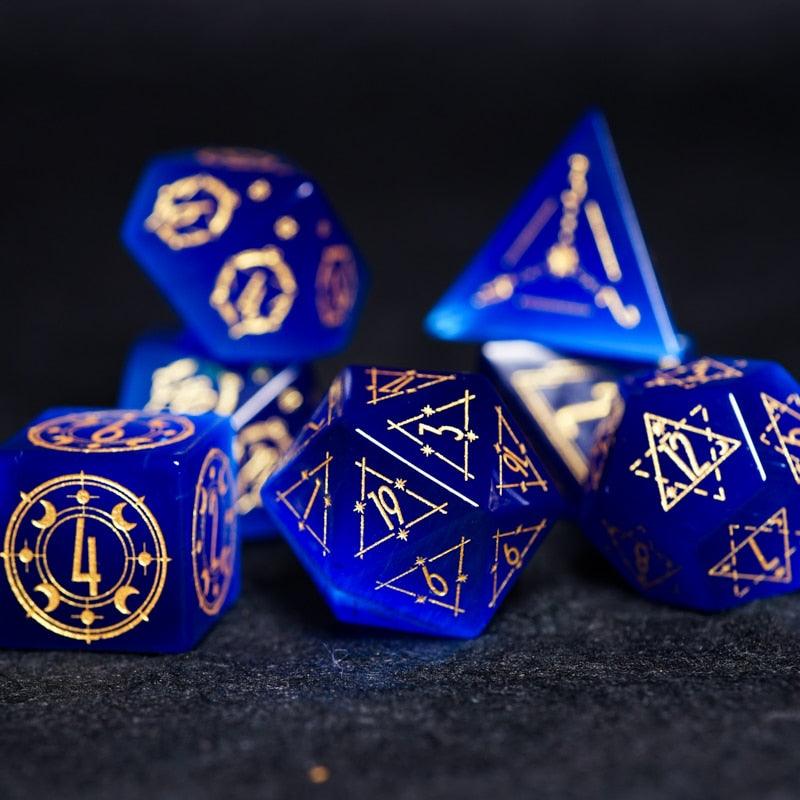 Kit de Dados RPG de Resina Premium - NERD BEM TRAJADO