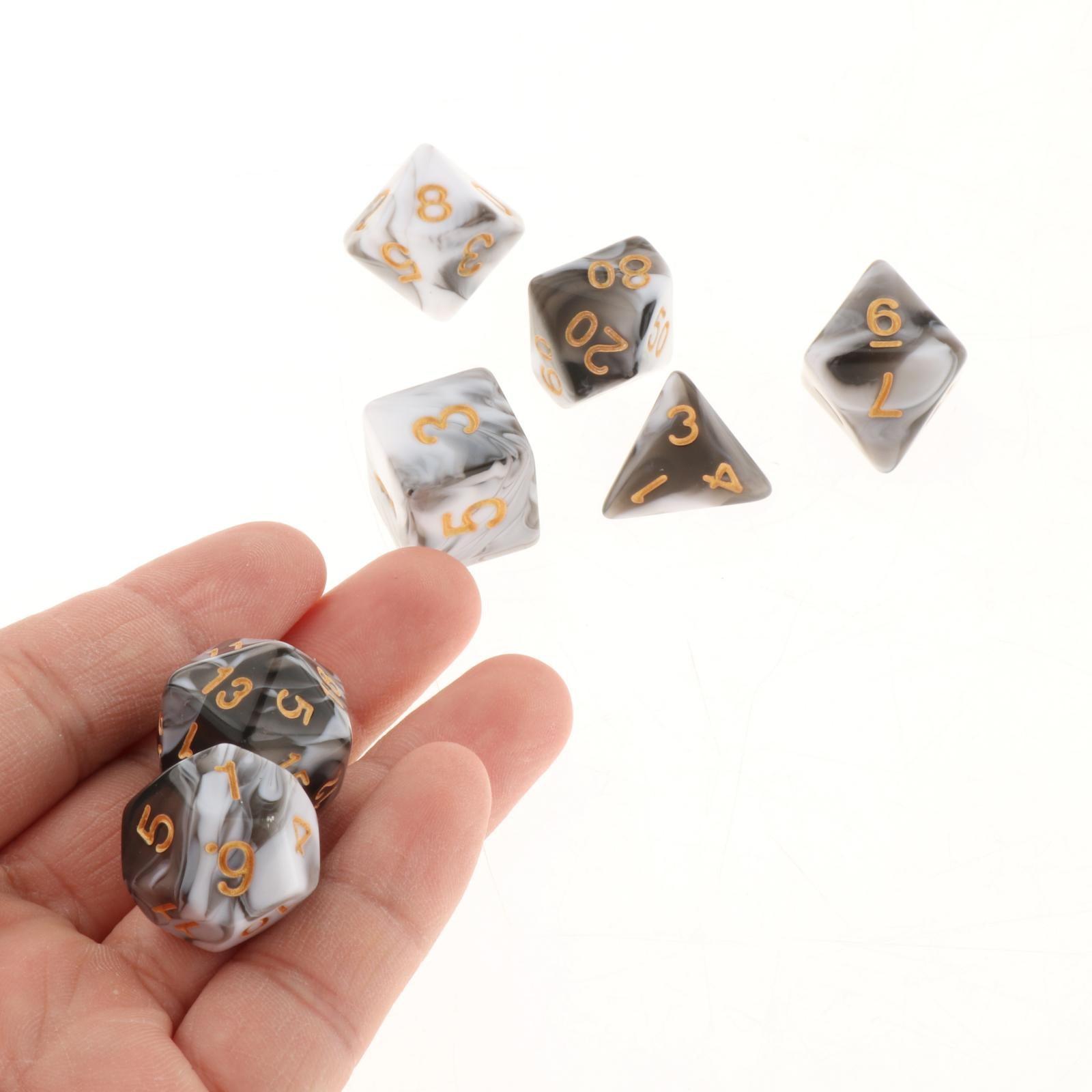 Kit de Dados RPG de Resina - Tema Colors - NERD BEM TRAJADO