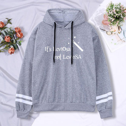 Women Hipster Streetwear Sweatshirts 2022 It&#39;s Leviosa Magic Fleece Casual Hoodies Female Autumn Harajuku Tracksuit Brand Hooded - NERD BEM TRAJADO