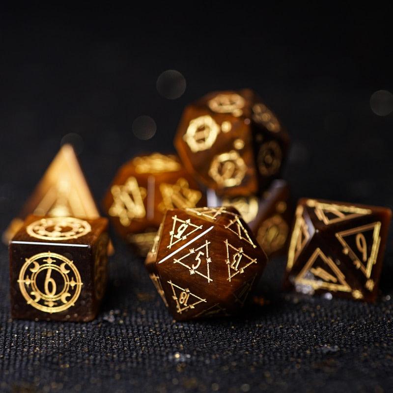 Kit de Dados RPG de Resina Premium - NERD BEM TRAJADO