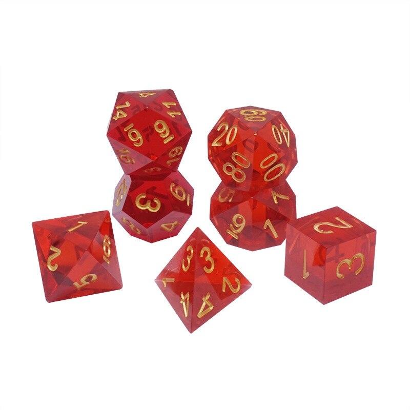 Kit de Dados RPG de Resina - NERD BEM TRAJADO