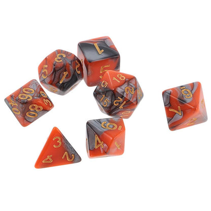 Kit de Dados RPG de Resina - Modelo 03 - NERD BEM TRAJADO