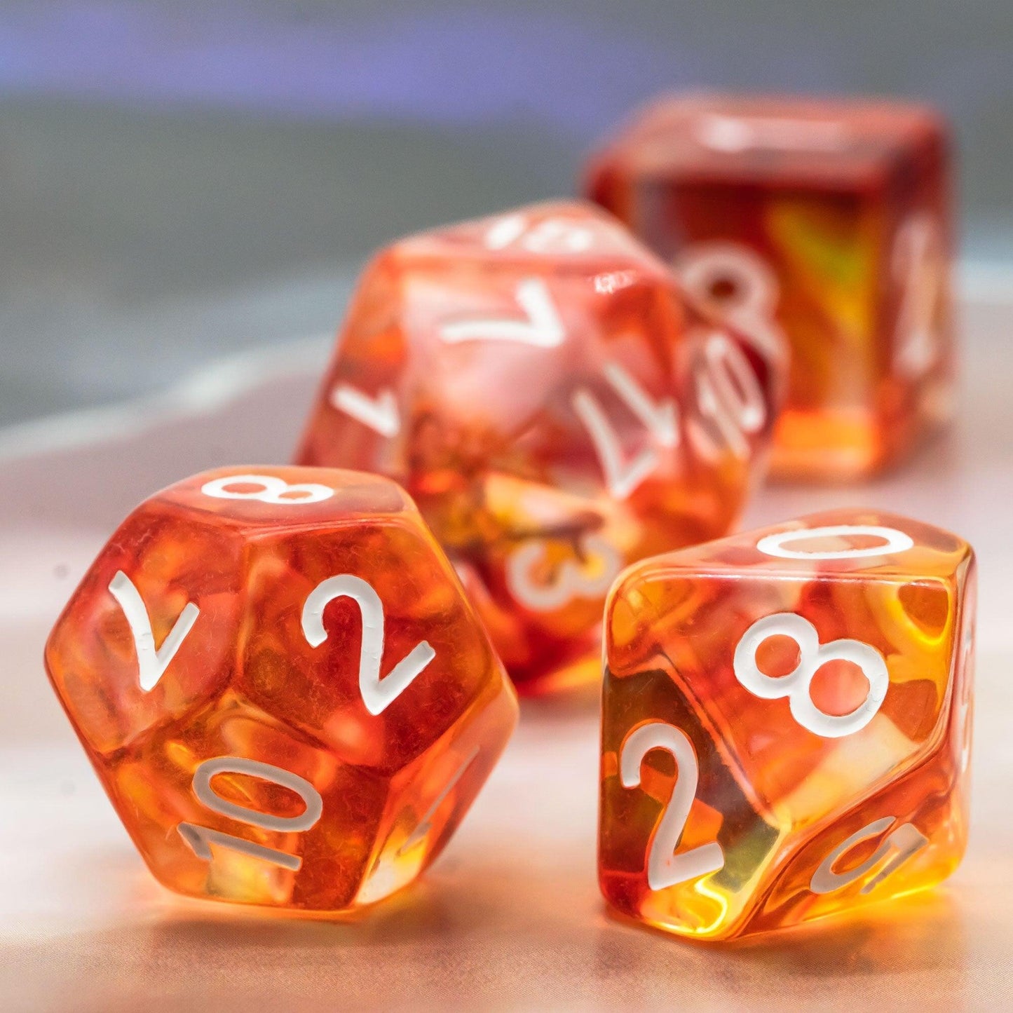 Kit de Dados RPG de Resina - NERD BEM TRAJADO