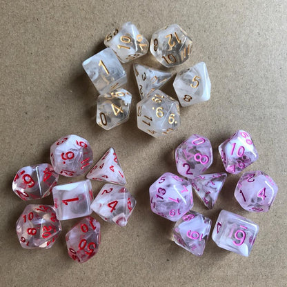 Kit de Dados RPG de Resina - NERD BEM TRAJADO