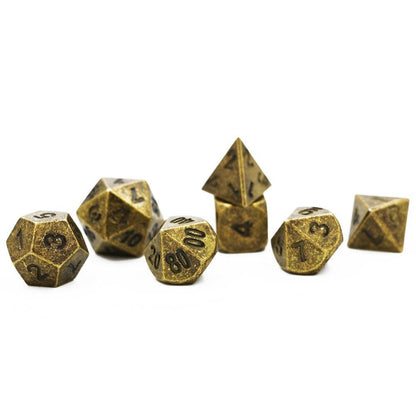 Kit de Dados RPG de Metal - NERD BEM TRAJADO