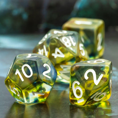 Kit de Dados RPG de Resina - NERD BEM TRAJADO