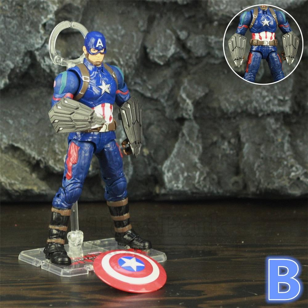 Action Figure Capitão América - Marvel - Modelo 02 - NERD BEM TRAJADO